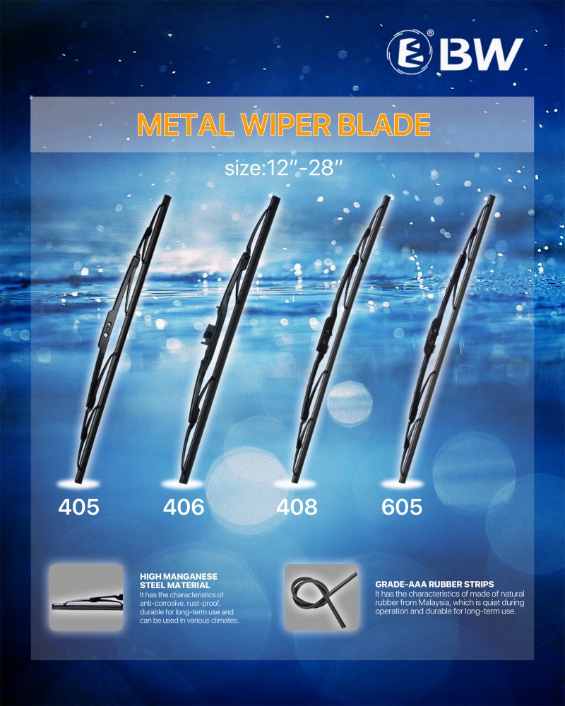 Traditional metal wipers